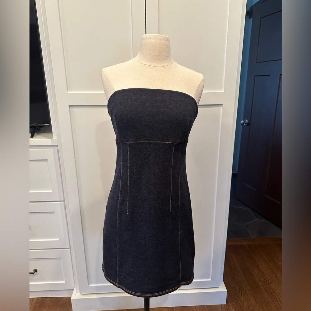 Three Dots Strapless Dress